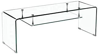 Recensioni di tavolo in cristallo rettangolare